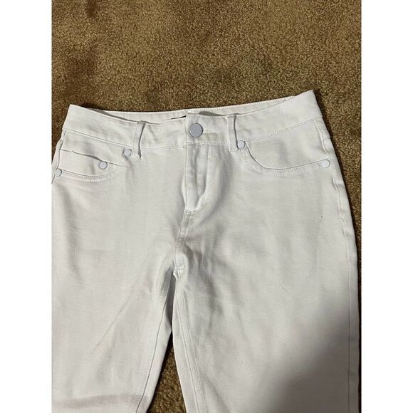 Shinestar Women’s Stretch Skinny Jeans Sz M With Back Pockets Zip - Picture 4 of 11